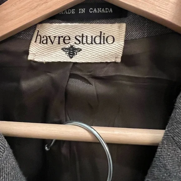 Havre Studio vintage skirt set in pale grey - Picture 3 of 10